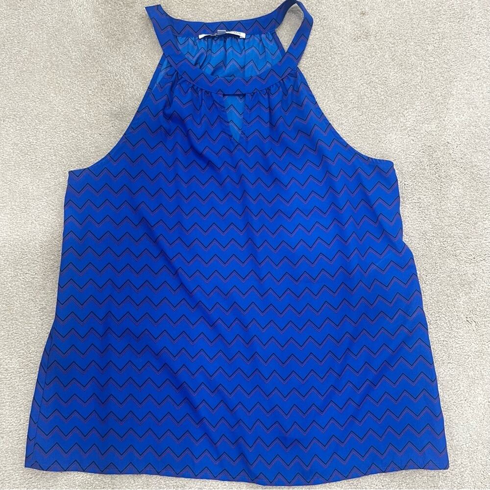 Collective concepts blue camisole blouse, size L